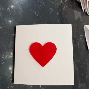 Mini Heart Card