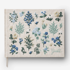 Rifle Embroidered Guest Book