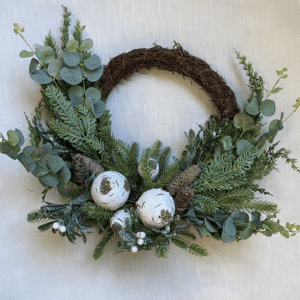 Pine + Eucalyptus Holiday Wreath