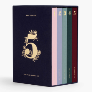 5 Year Keepsake Journal Set