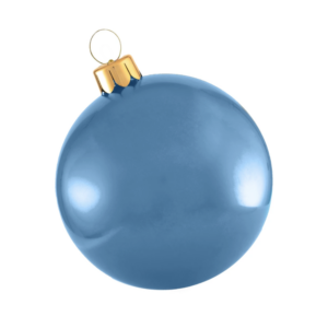 Frosted Blue Holiball