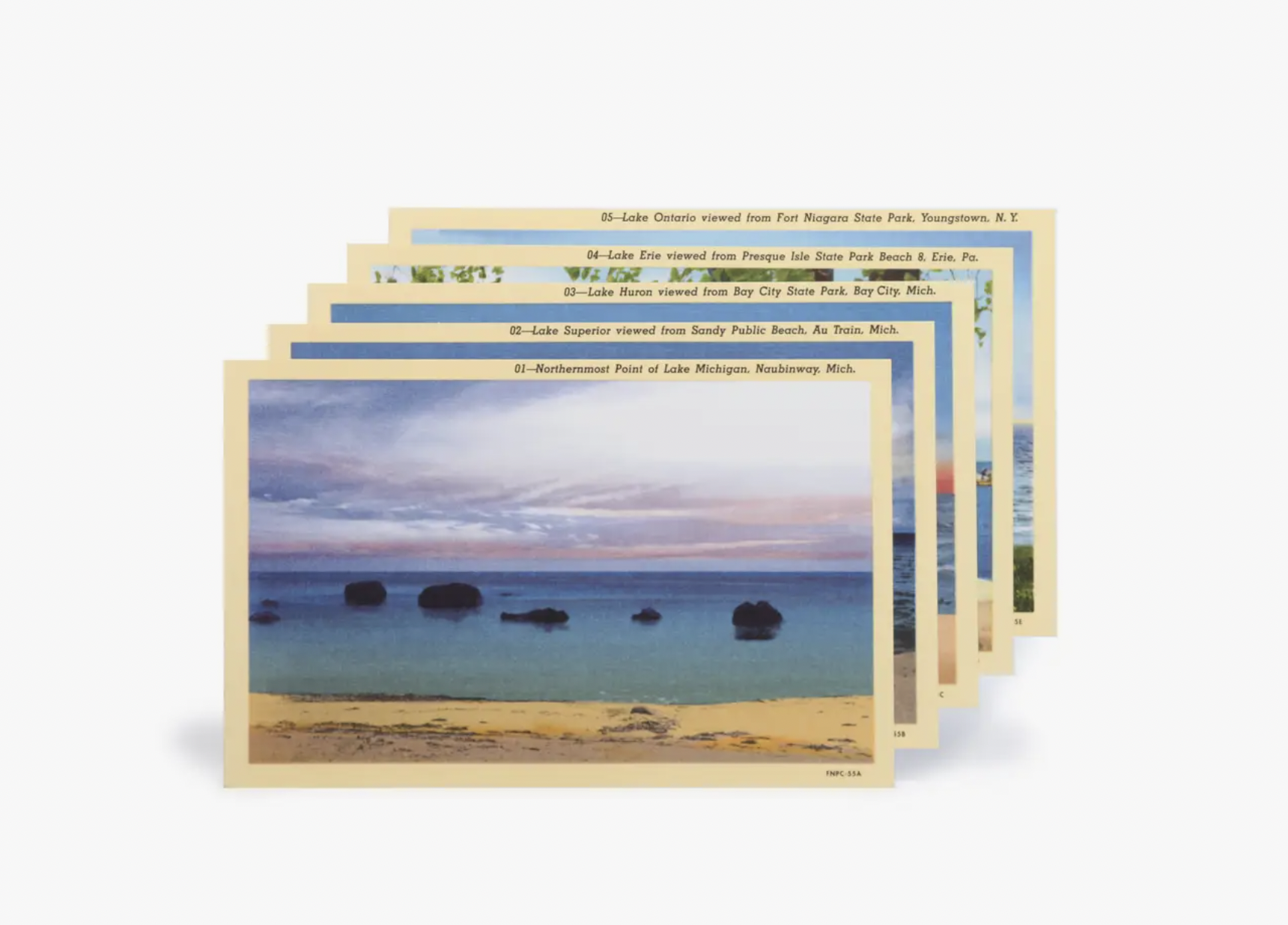 Great Lakes Postcards- Set of 5