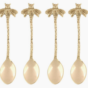 Gold Bee Spoons - Set of 4