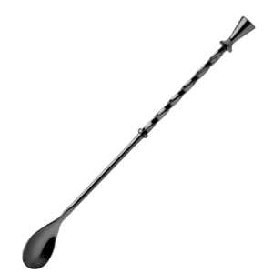 Black Chrome Cocktail Mixing Spoon