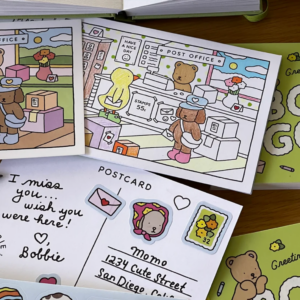Bobbie Goods Postcard Coloring Book