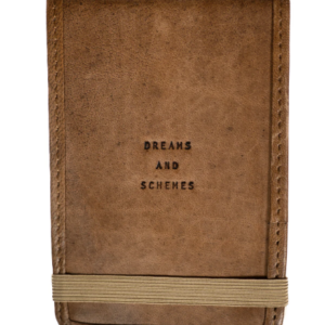 Mini Leather Journal - Dreams and Schemes