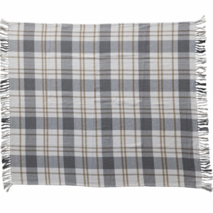 Brushed Cotton Flannel Throw