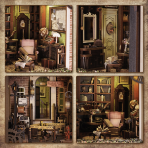 DIY Book Nook Kit - Rose Detective