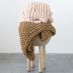 Crocheted Fabric Throw