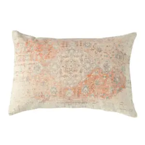 Distressed Print Lumbar Pillow