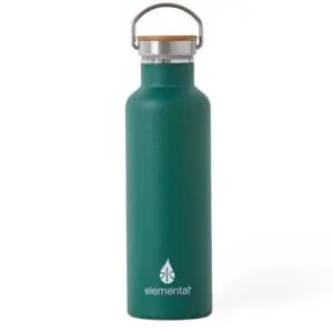 Elemental Stainless Steel Water Bottle - Forest Green