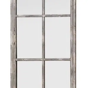 Arched Metal Framed Wall Mirror