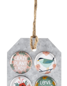 Bird, Rainbow + Butterfly Magnet Set