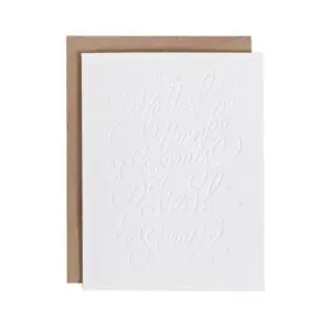 Lettering Color-In Greeting Card