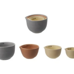 Matte Finish Stoneware Measuring Cups