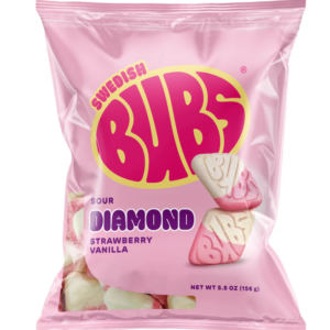 Bubs Sour Diamond Strawberry Vanilla