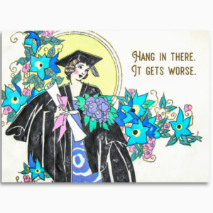 Bad Betty Graduation Card