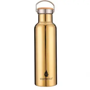 Elemental Stainless Steel Water Bottle - Gold