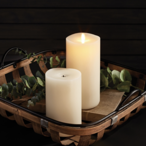 Lightli Wick-To-Flame Pillar