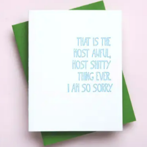 Awful Shitty Thing Card