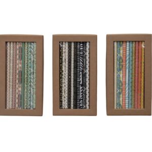 Handmade Paper Wrapped Wood Pencils in Kraft Box