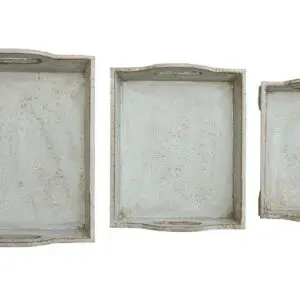 Wood Tray - Distressed Aqua