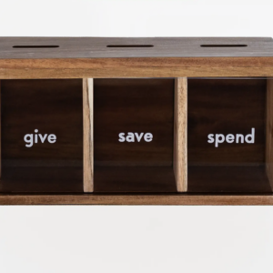 Give, Save, Spend Piggy Bank