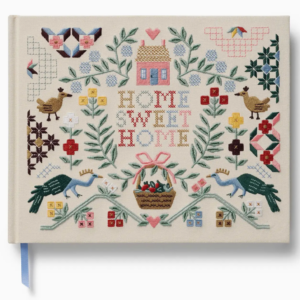 Home Sweet Home Embroidered Guest Book