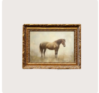 5 x 7 Le Cheval Framed Art