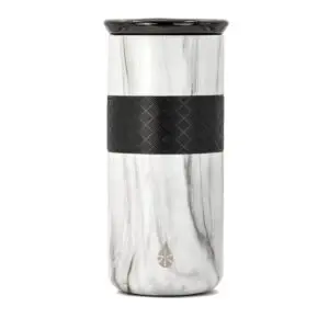 Elemental Water Bottle & Tumbler Gift Set - White Marble