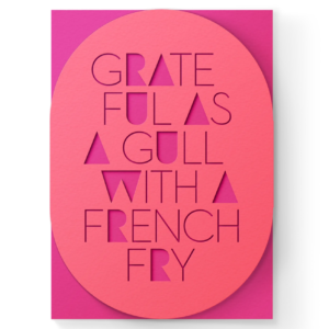 Grateful As A Gull Sleeve Card