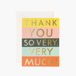 Color Block Thank You Cards Boxed Set of 8