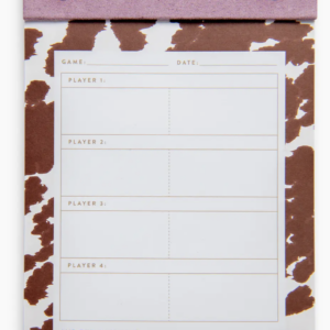 Game Score Pad - Make Your Moove