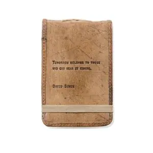 Mini David Bowie Leather Journal