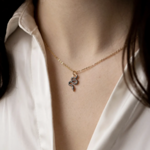 Celestial Snake Necklace - Gold