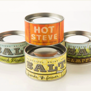 Beautiful Briny Sea Salt Tins