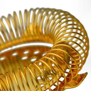 24K Gold-Plate 4-Prong Strainer