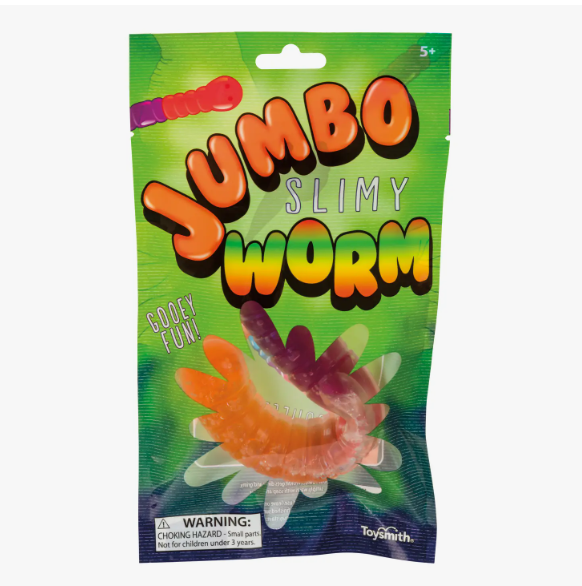 Jumbo Slimy Worm Toy - Image 2