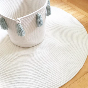 Tassel Basket - Gray