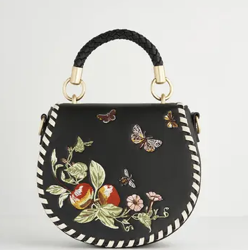 Apple Saddle Purse