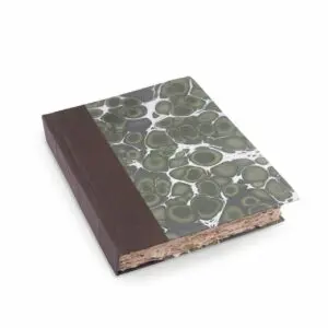 Green and Cream Marble Journal