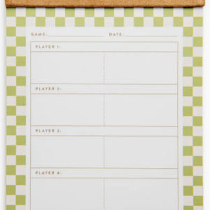 Game Score Pad - Checkmate