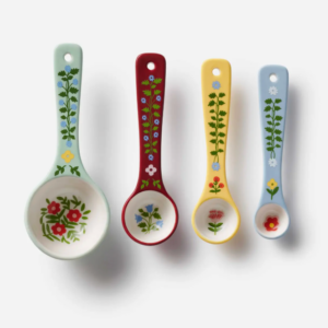 Floral Porcelain Measuring Spoons