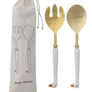 Goose Handle Salad Servers