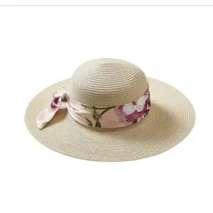 Cape Cod Floppy Hat, Pink Floral