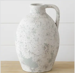 Chipped Paint Terra Cotta Jug