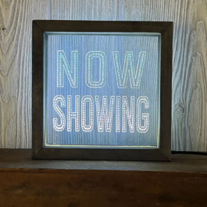 Now Showing Light-Up Sign