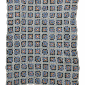 Granny Square Crochet Throw Blanket