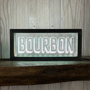 Bourbon Light-Up Sign
