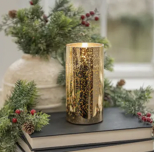 3D Flame Glass Candle